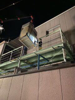 外部空調入れ替え工事②